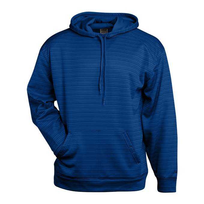 Badger Sport 1425 Stripe Hoodie - Royal - HIT a Double - 1