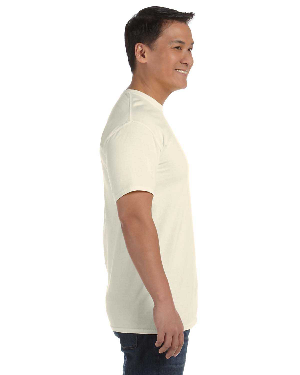 Bayside 5910 USA-Made Heavyweight Ringspun T-Shirt - Cream - HIT a Double - 2
