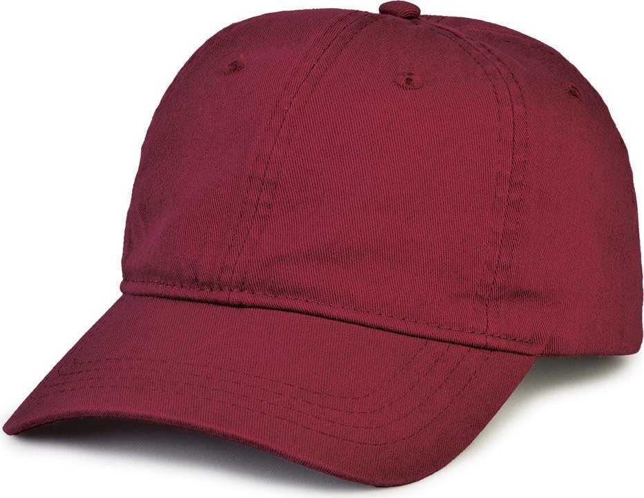 The Game GB310 Dad Cap Twill Cap - Maroon - HIT A Double