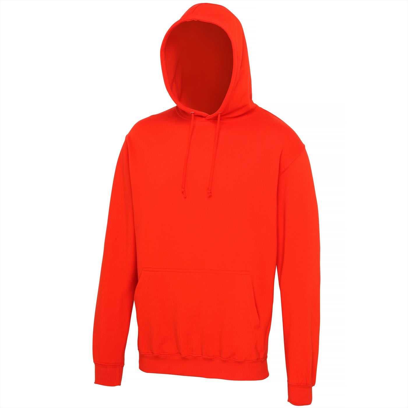 Just Hoods JHA001 College Hoodie - Sunset Orange - HIT a Double