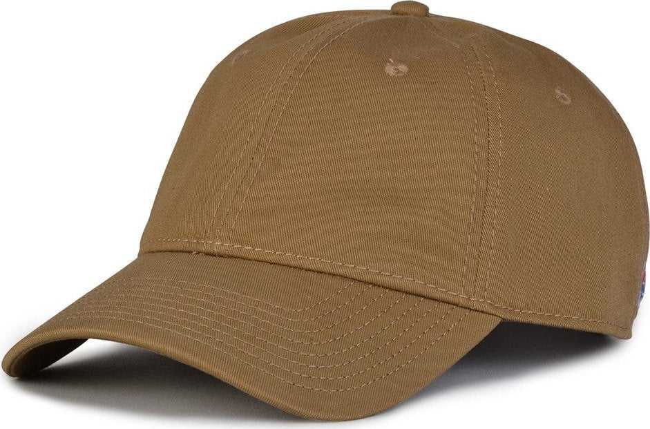 The Game GB210 Classic Relaxed Garment Washed Twill Cap - Coyote Brown - HIT A Double