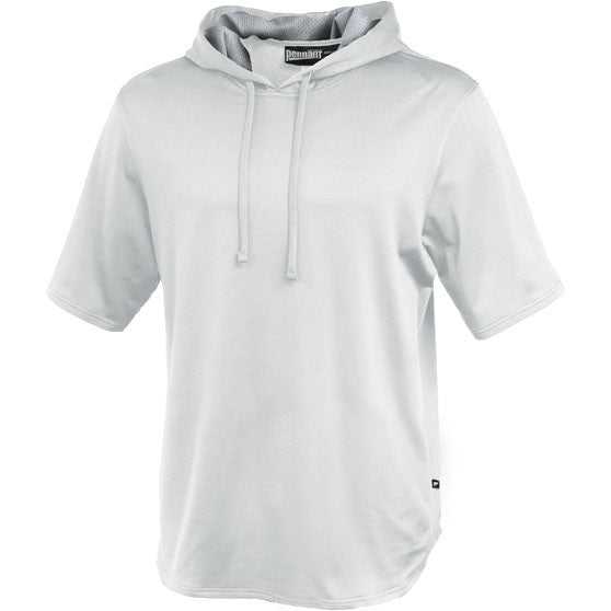 Pennant 183 Short Sleeve Warmup Hoodie - White - HIT a Double