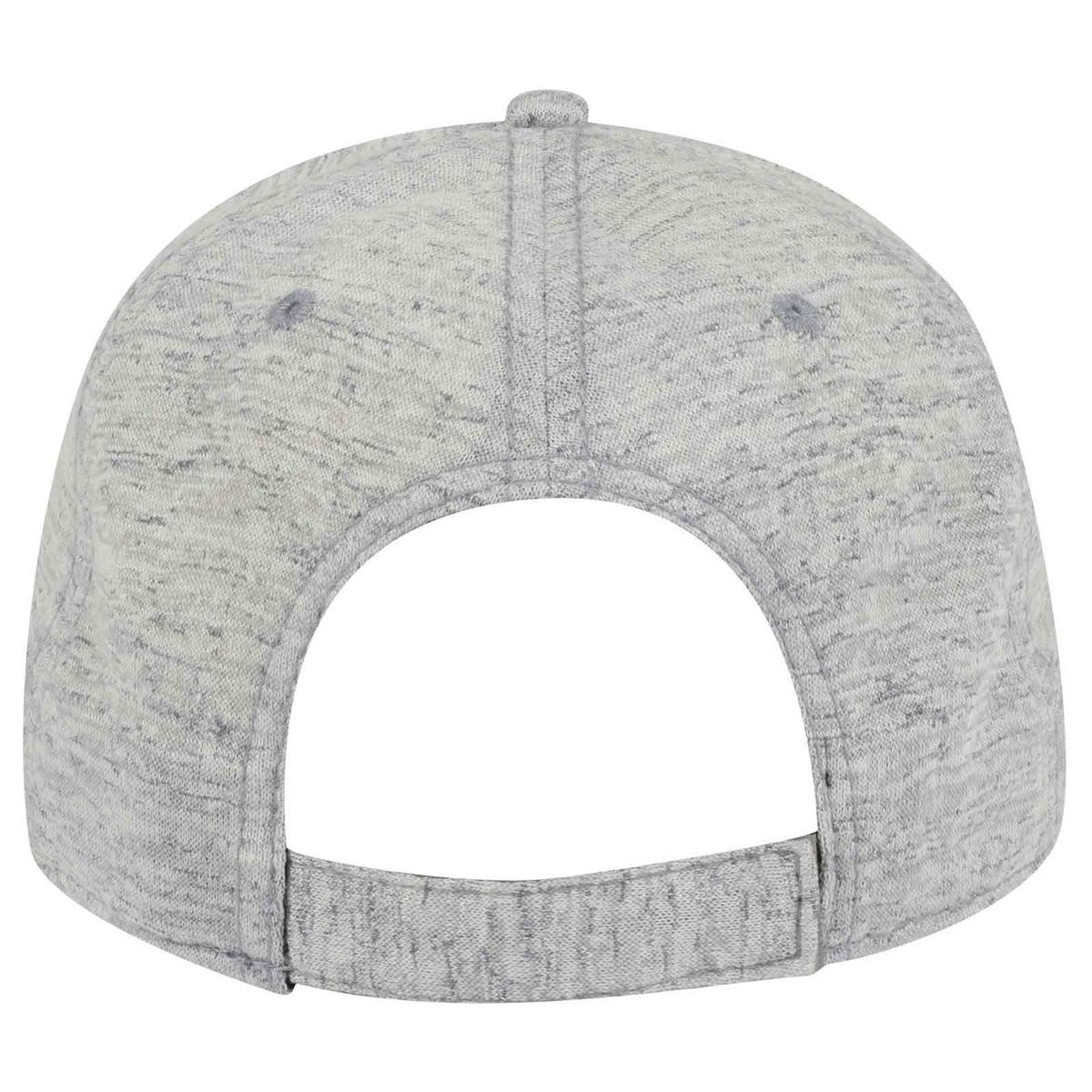 OTTO 19-1232 Otto Comfy Fit 6 Panel Low Profile Baseball Cap - Gray Heather Gray - HIT a Double - 2