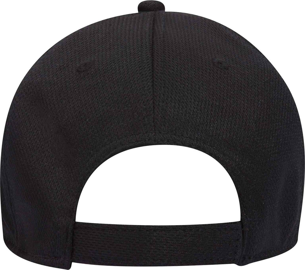 OTTO 19-1284 Otto Comfy Fit 6 Panel Low Profile Baseball Cap - Black - HIT a Double - 2