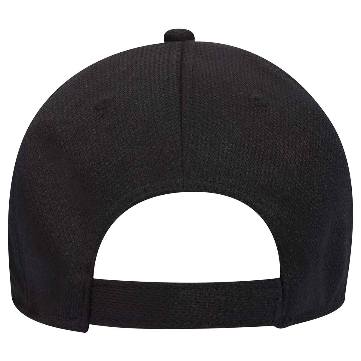 OTTO 19-1284 Otto Comfy Fit 6 Panel Low Profile Baseball Cap - Black - HIT a Double - 2