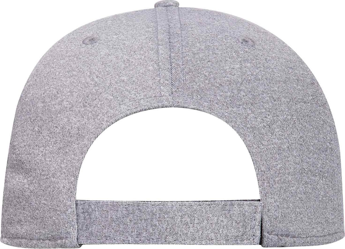 OTTO 19-1285 Otto Comfy Fit 6 Panel Low Profile Baseball Cap - Heather Gray - HIT a Double - 2