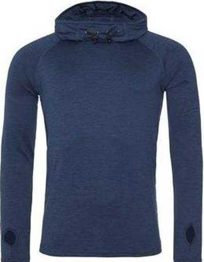 Just Cool JCA037 Mens Cool Cowl Neck Top - Navy Melange - HIT a Double