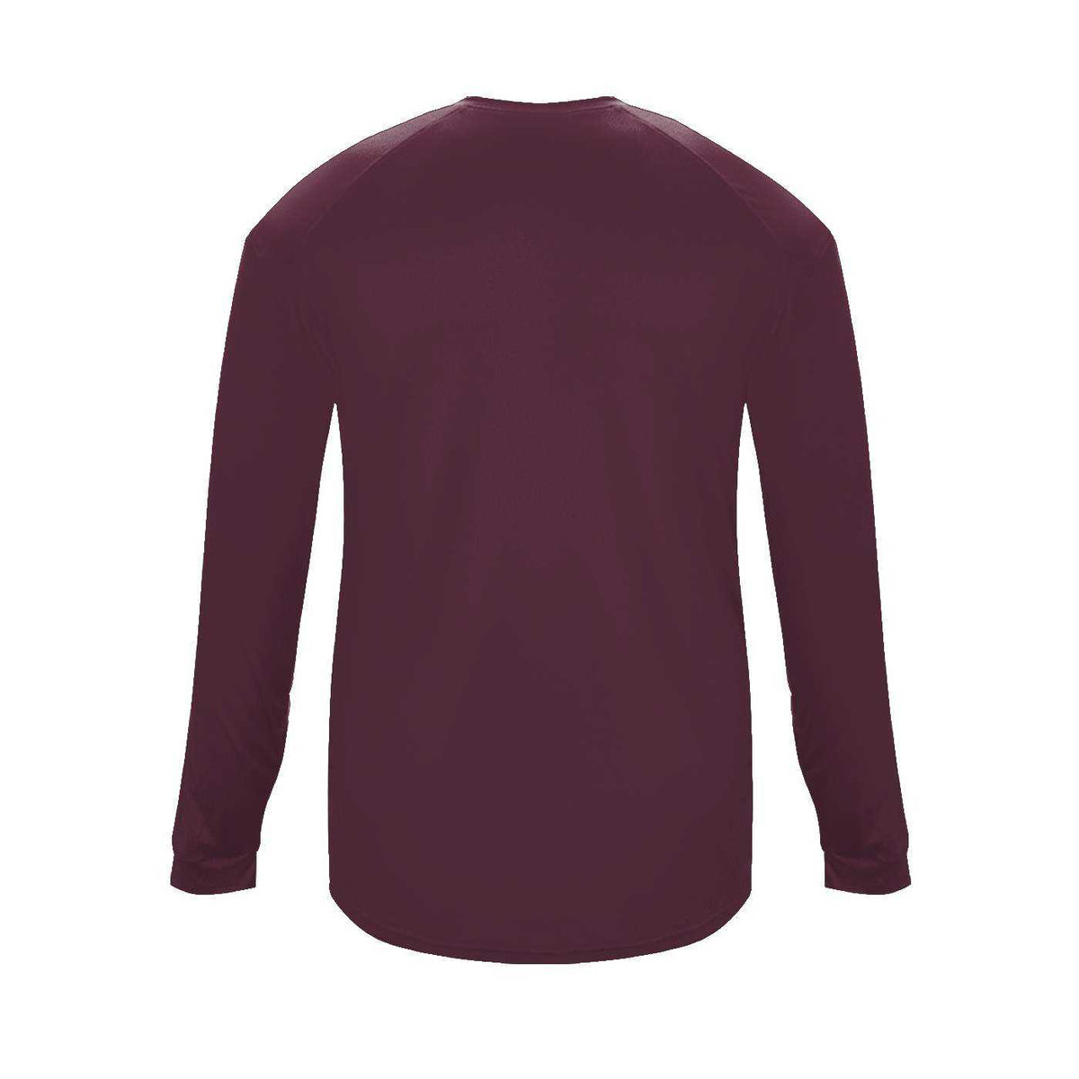 Badger Sport 2004 Ultimate Softlock Youth Long Sleeve Tee - Maroon - HIT a Double - 3