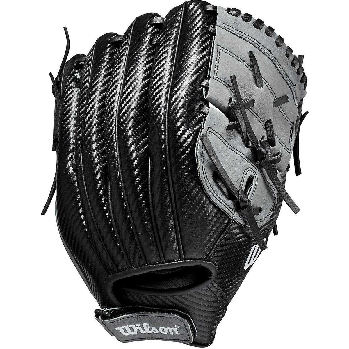 Wilson A360 12.00&quot; Utility Baseball Glove - Black Gray - HIT A Double