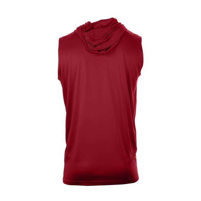Badger Sport 2108 B-Core Sleeveless Hood Youth Tee - Red - HIT a Double - 3