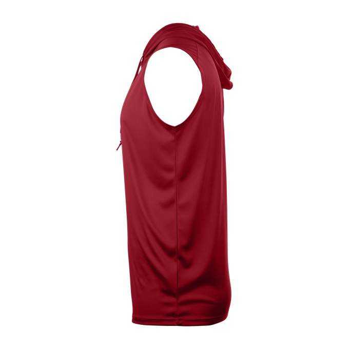 Badger Sport 2108 B-Core Sleeveless Hood Youth Tee - Red - HIT a Double - 2