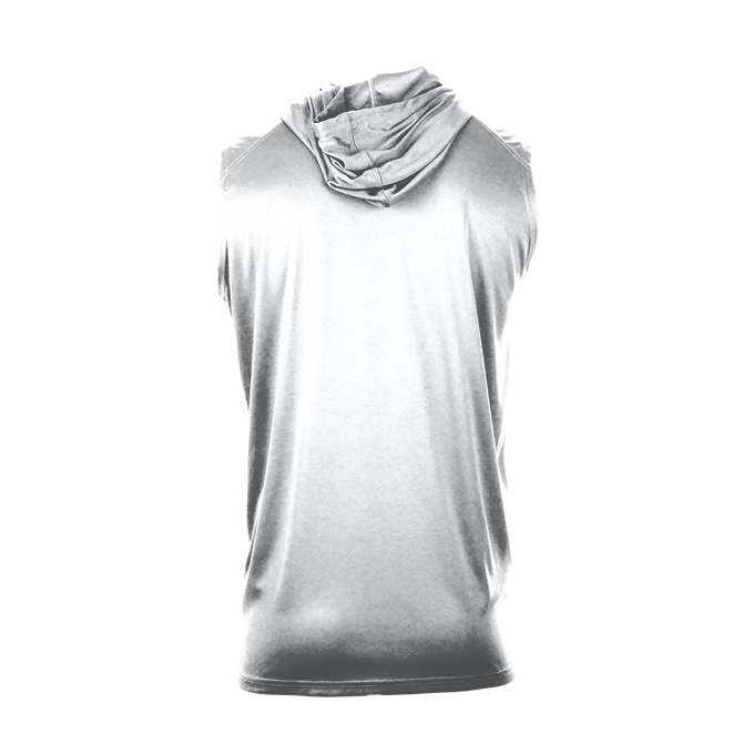 Badger Sport 2108 B-Core Sleeveless Hood Youth Tee - White - HIT a Double - 3