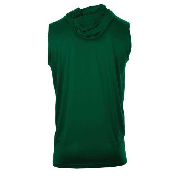 Badger Sport 2108 B-Core Sleeveless Hood Youth Tee - Forest - HIT a Double - 3