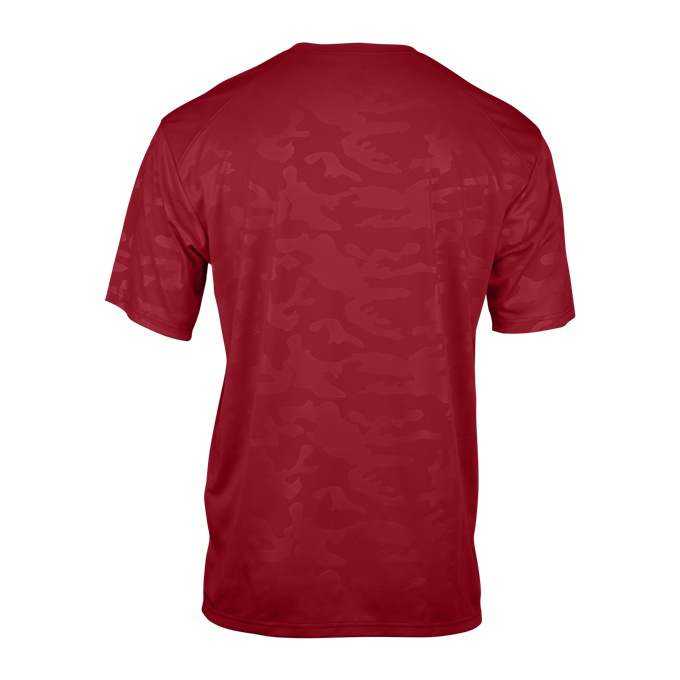 Badger Sport 2139 MonoCam Embossed Youth Tee - Red - HIT a Double - 3