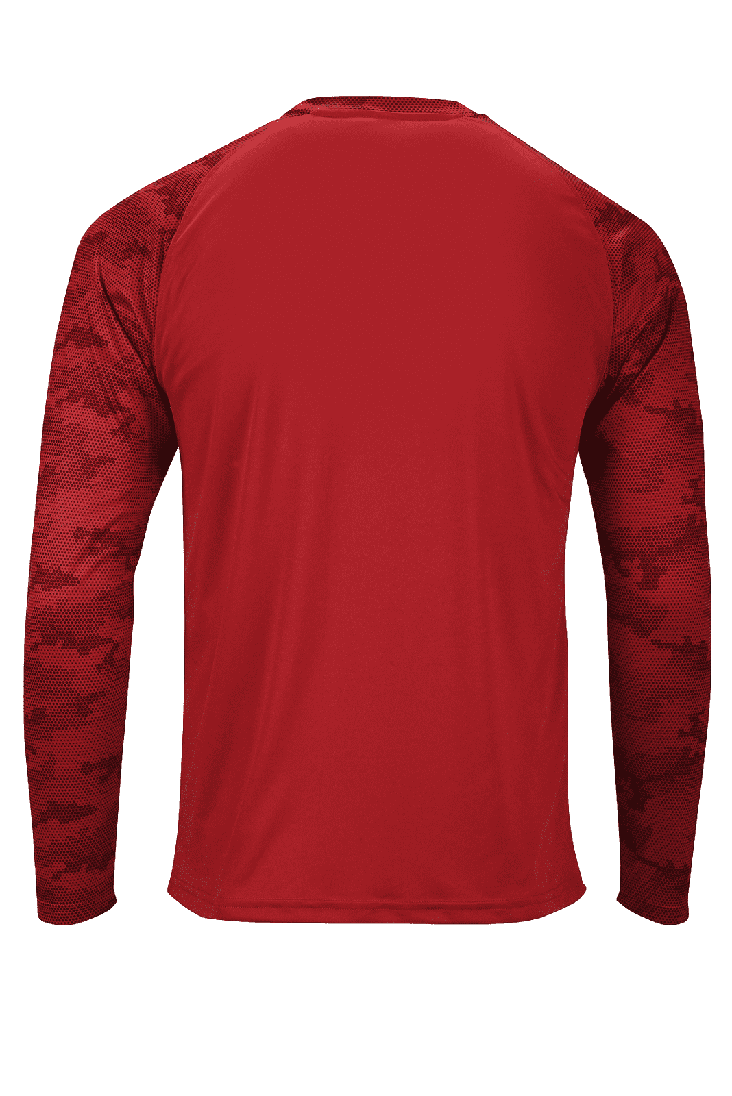 Paragon 216 Adult Cayman Long Sleeve Raglan Tee - Red - HIT a Double