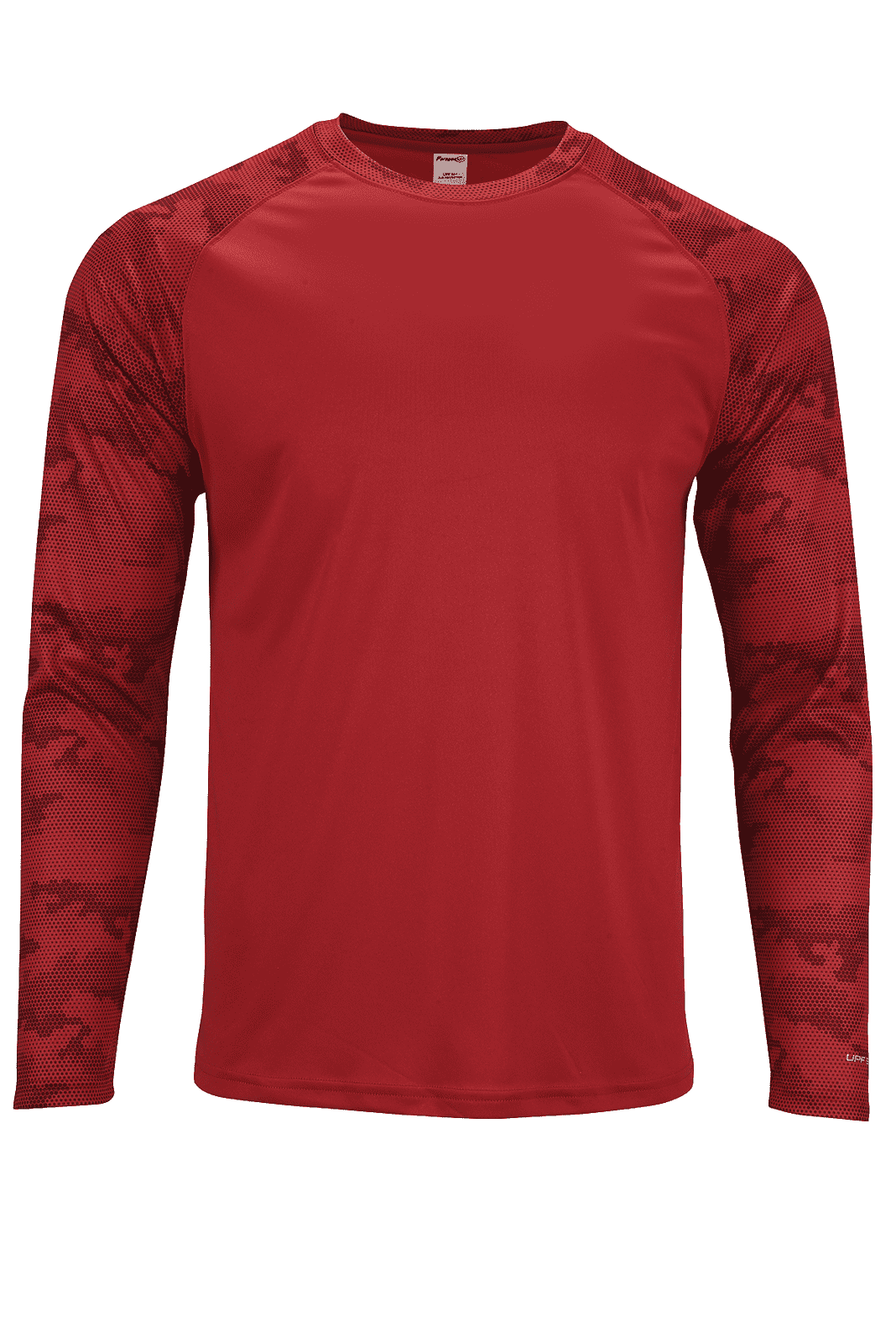 Paragon 216 Adult Cayman Long Sleeve Raglan Tee - Red - HIT a Double