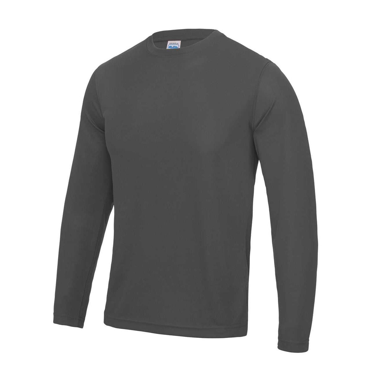 Just Cool JCA002 Long Sleeve Cool Tee - Charcoal - HIT a Double