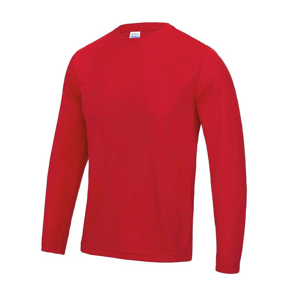 Just Cool JCA002 Long Sleeve Cool Tee - Fire Red - HIT a Double