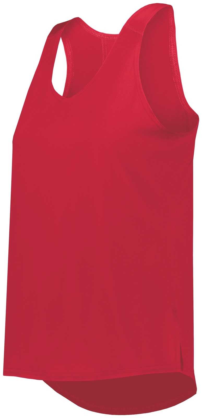Holloway 222877 Girls Coolcore Tank - Scarlet - HIT a Double