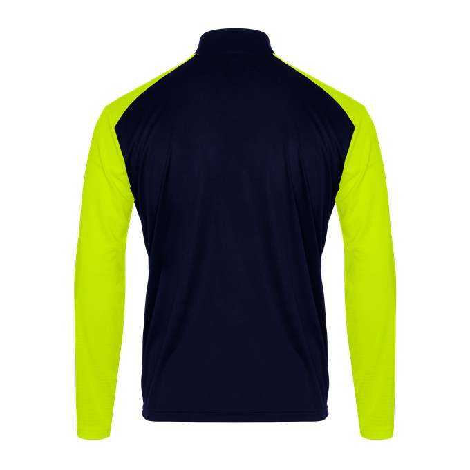 Badger Sport 2231 Breakout Youth 1/4 Zip - Navy Safety Yellow - HIT a Double - 3