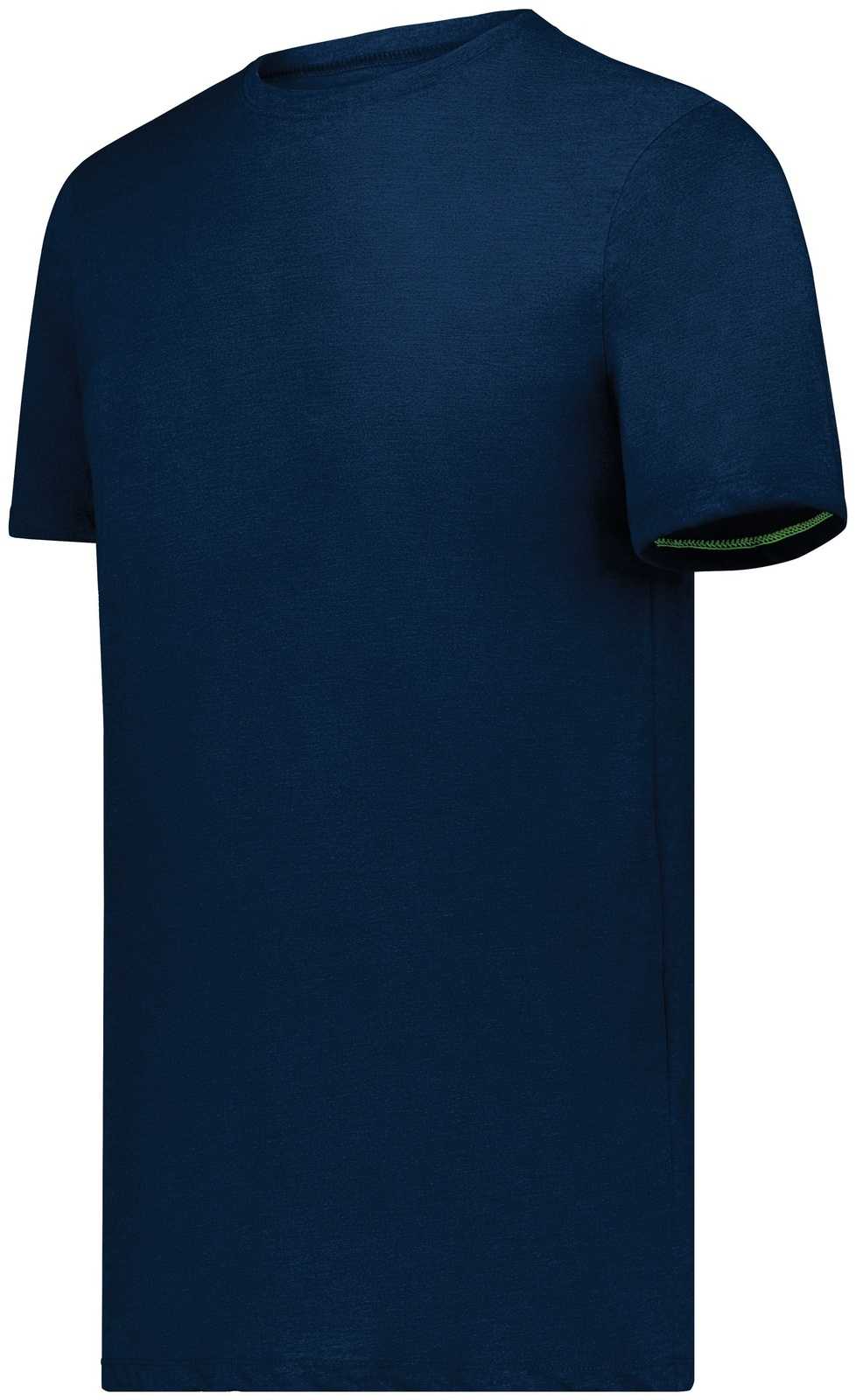 Holloway 223617 Youth Eco Revive Tee - Navy Heather - HIT a Double