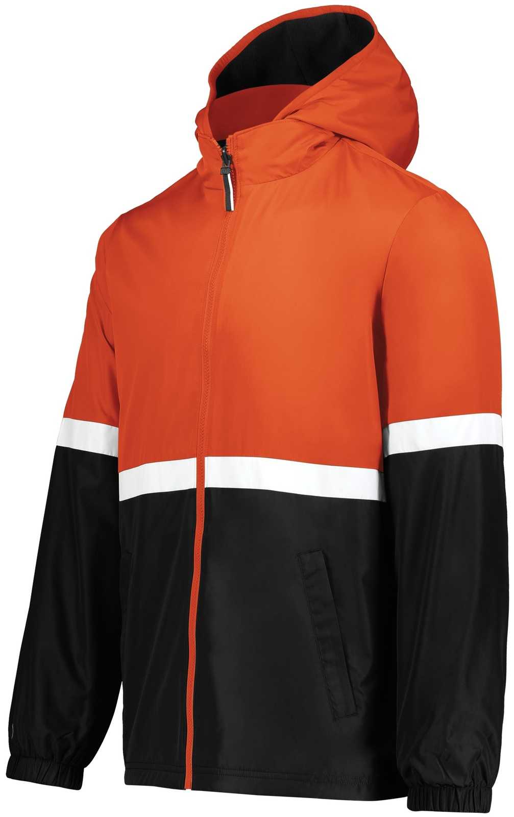 Holloway 229687 Youth Turnabout Reversible Jacket - Orange Black - HIT a Double