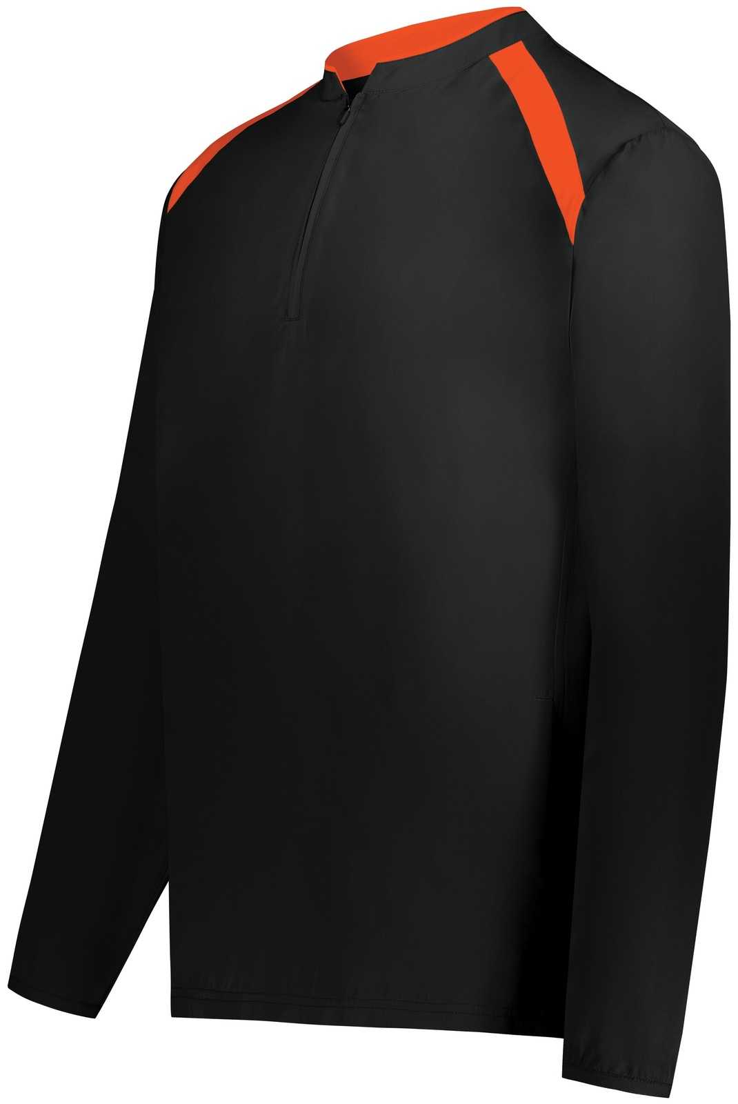 Holloway 229695 Youth Clubhouse Pullover - Black Orange - HIT a Double