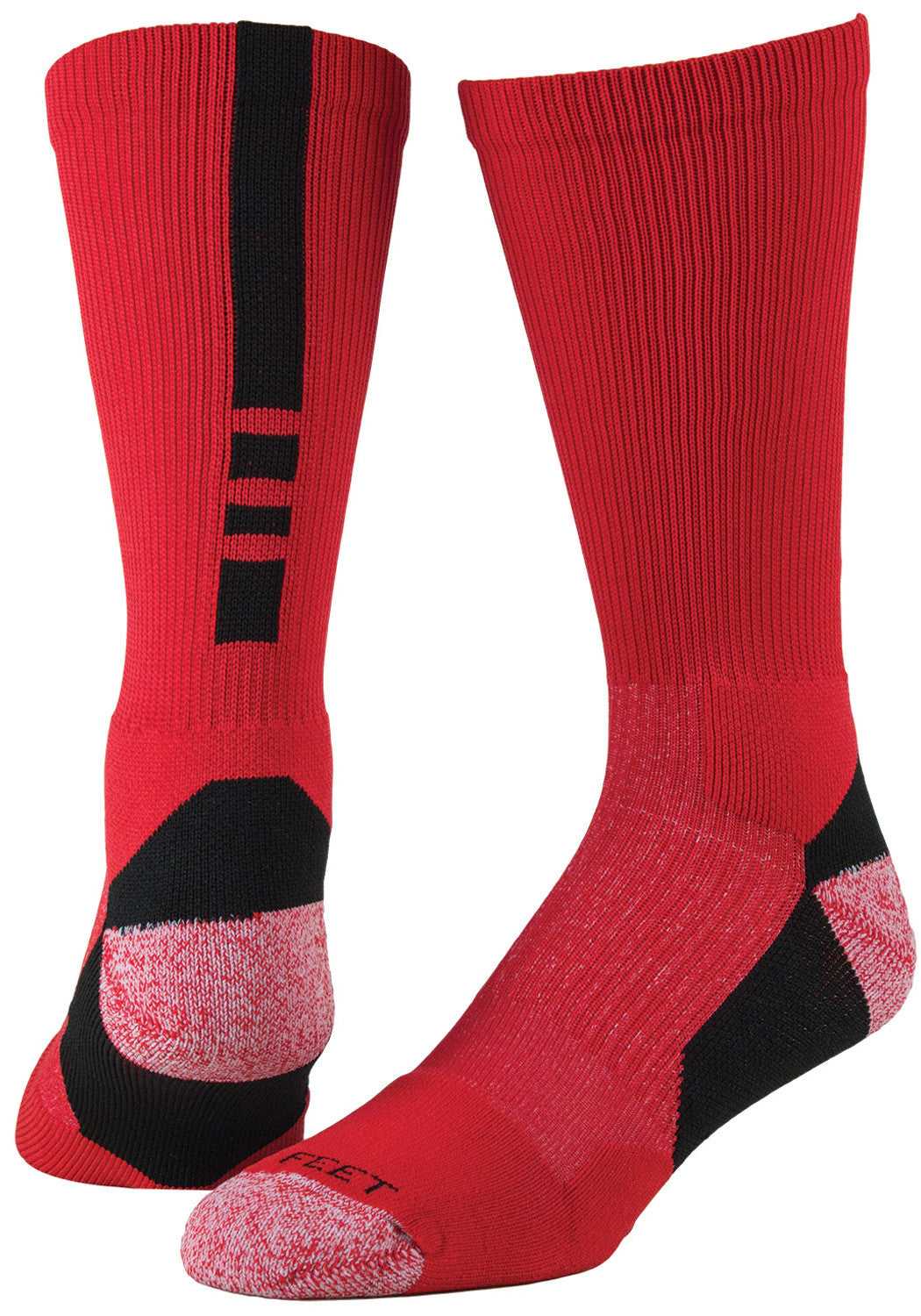 Pro Feet 238 Pro Feet Performance Shooter 2.0 Socks - Red Black - HIT a Double