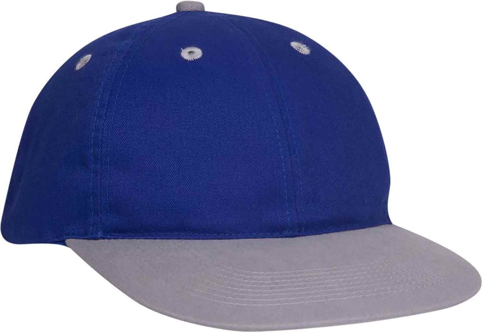 OTTO 25-023 Brushed Cotton Twill Sport Low Profile Pro Style Cap - Gray Royal - HIT a Double - 1