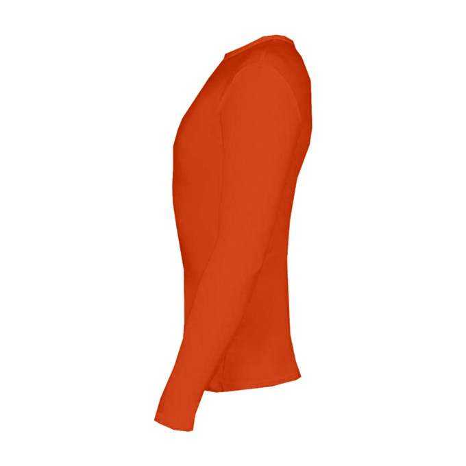 Badger Sport 2605 Pro-compression Long Sleeve Youth Crew - Orange - HIT a Double - 2