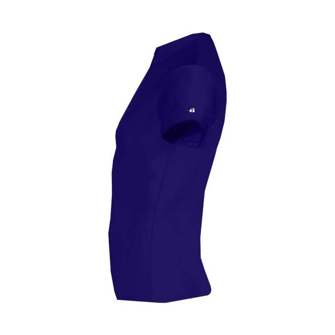 Badger Sport 2621 Pro-Compression Youth Crew - Purple - HIT a Double - 1