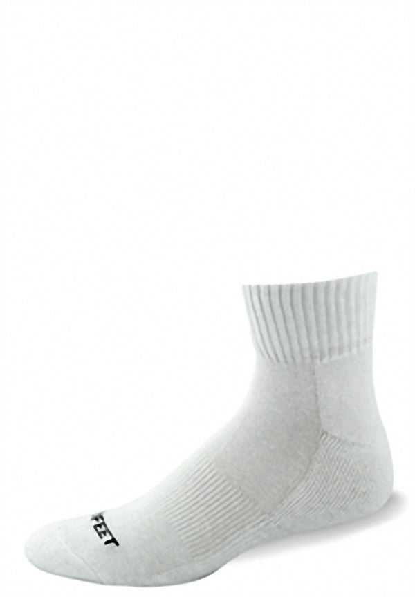 Pro Feet 263 Cotton Quarter Socks - White - HIT a Double