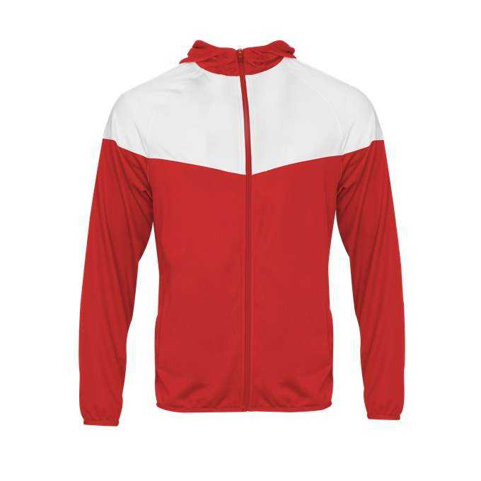 Badger Sport 272200 Sprint Outer-Core Youth Jacket - Red White - HIT a Double - 1