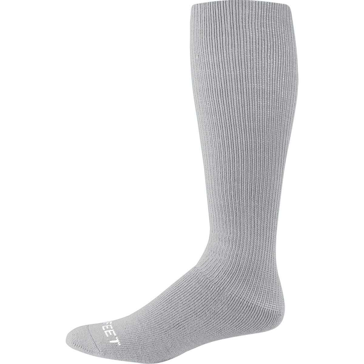 Pro Feet 273-275 Knee High Multi-Sport Cushioned Tube Socks - Silver - HIT a Double