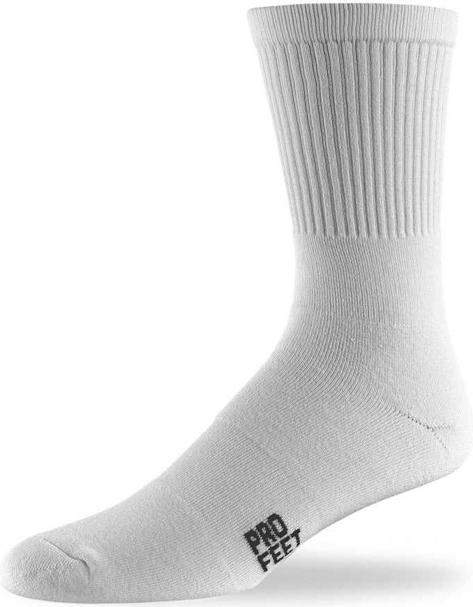 Wb Work Wear 5285/6 Performance Physical Crew (6 Pair Pkg) Socks - White