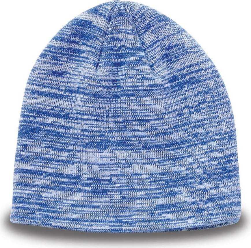 The Game GB448 Athletic Heather Beanie - Royal - HIT A Double