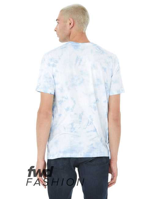 Bella + Canvas 3100RD Unisex Tie Dye T-Shirt - White Sky Blue - HIT a Double - 3