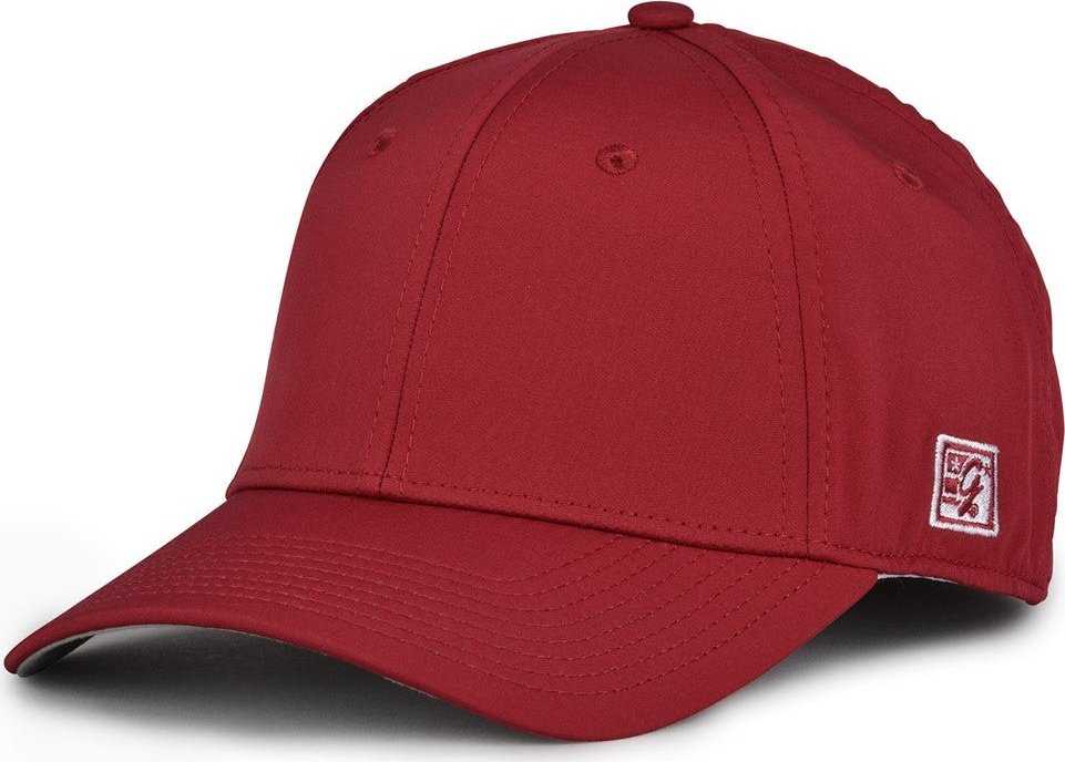 The Game GB903 Precurved Gamechanger Cap - Cardinal - HIT A Double