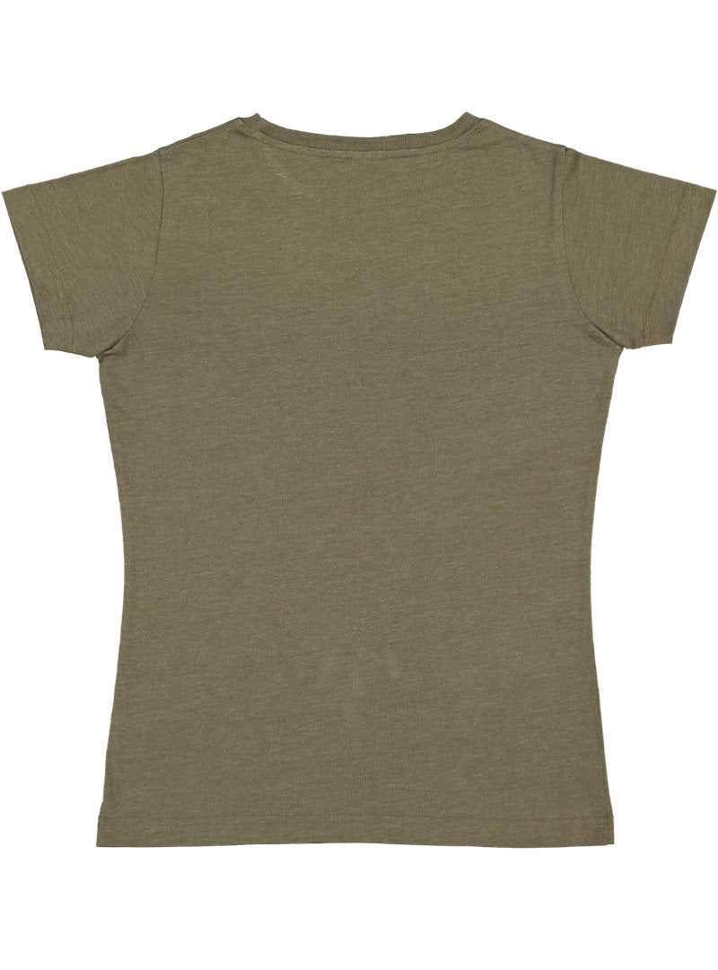 Lat 3516 Women&#39;s Fine Jersey Tee - Vintage Military Green - HIT a Double - 2