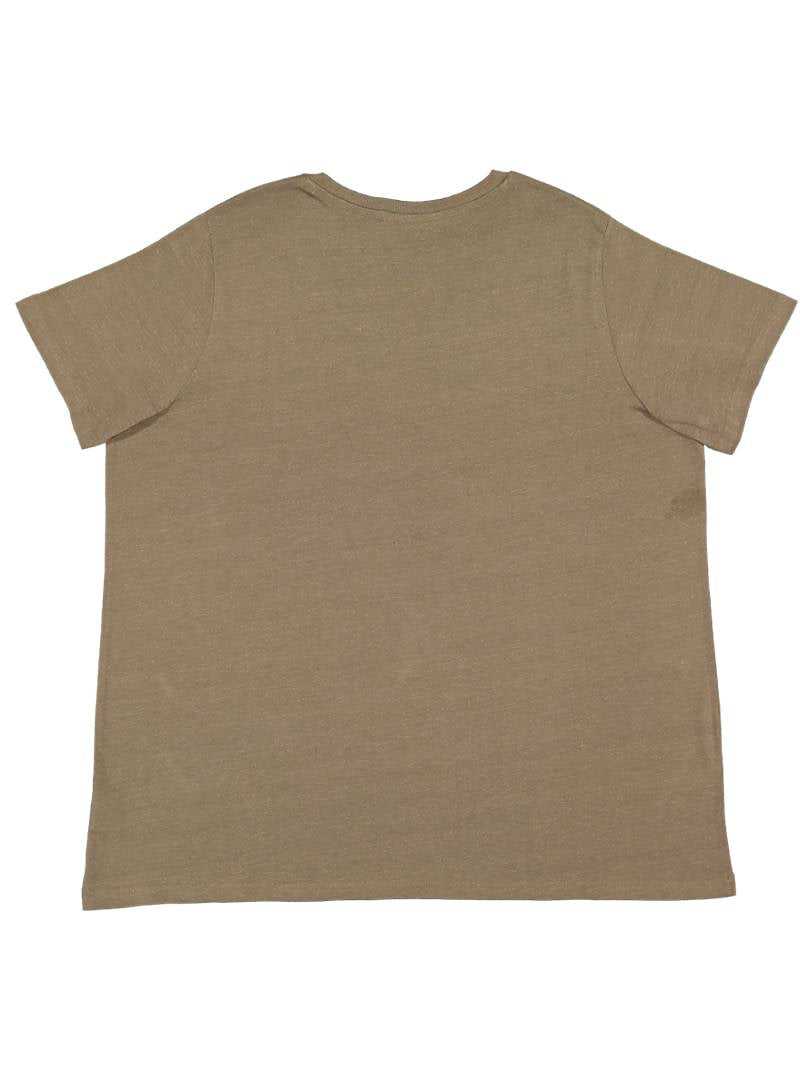 Lat 3816 Curvy Collection Women&#39;s Fine Jersey Tee - Vintage Military Green - HIT a Double - 5