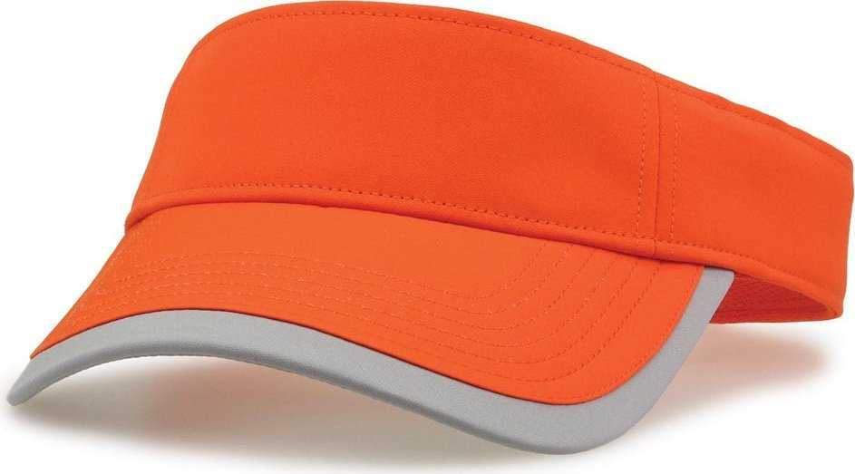 The Game GB463 Gamechanger Visor with Bill Tipping - Orange Gray - HIT A Double