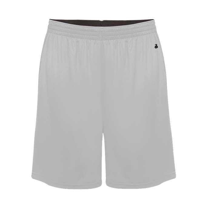 Badger Sport 4002 Ultimate Softlock Short - Silver - HIT a Double - 1