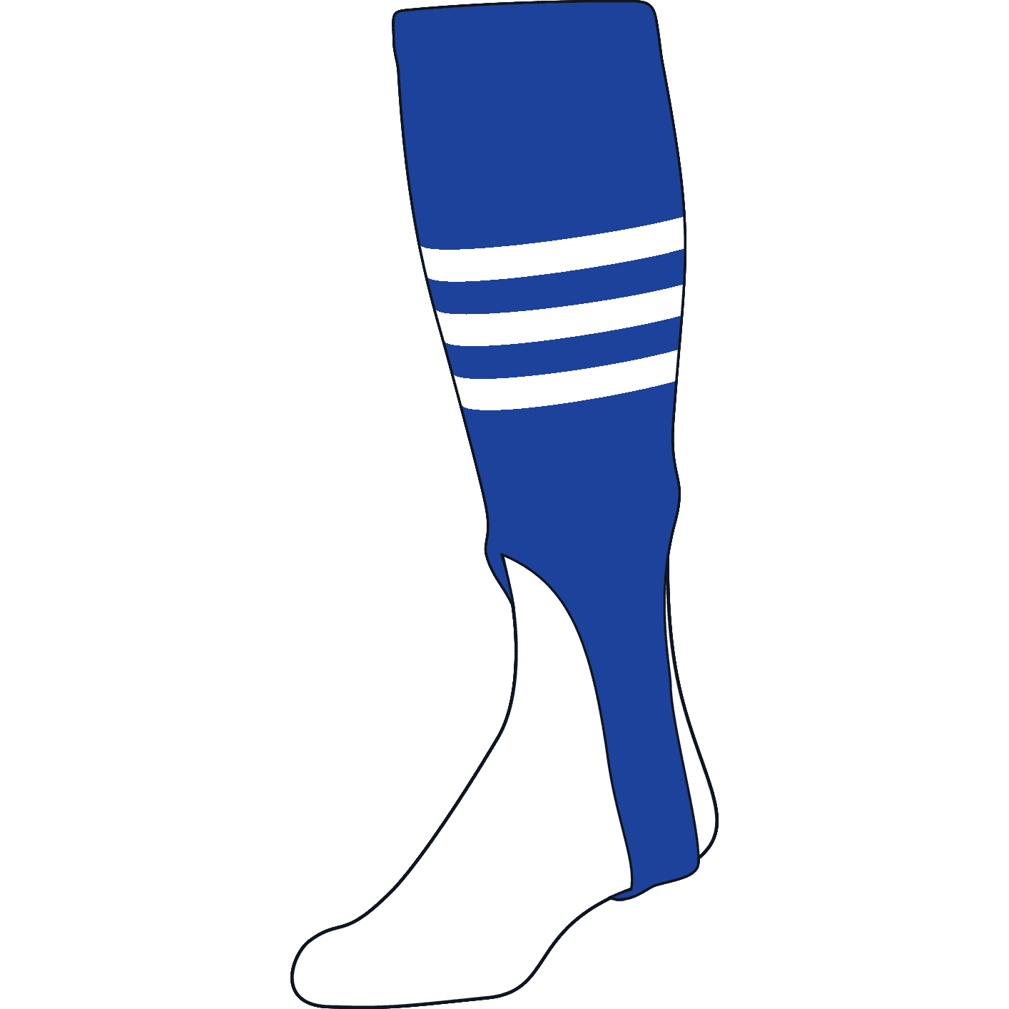 Pro Feet Stirrups 18" Length - Royal White - HIT a Double