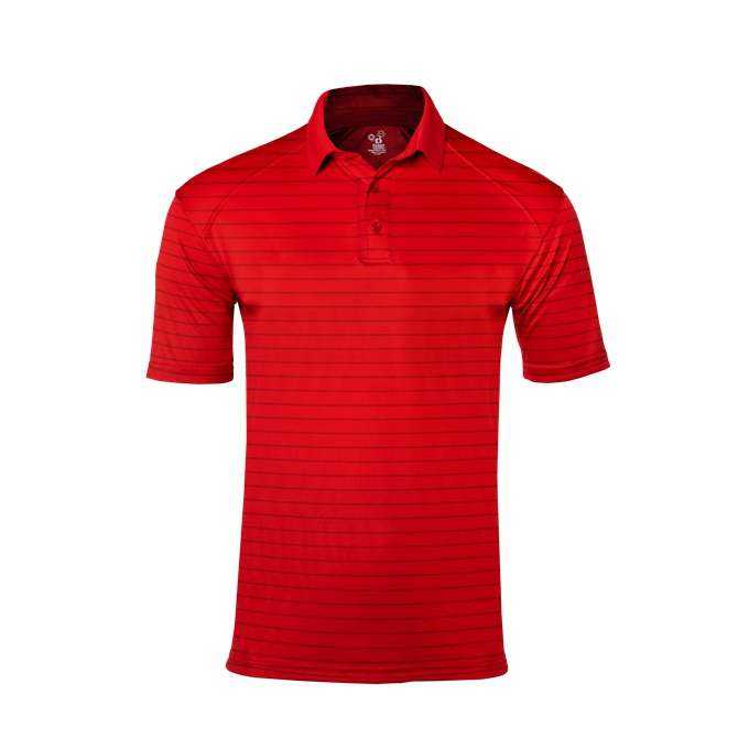 Badger Sport 4042 Ultimate Cross Tech Polo - Red - HIT a Double - 1