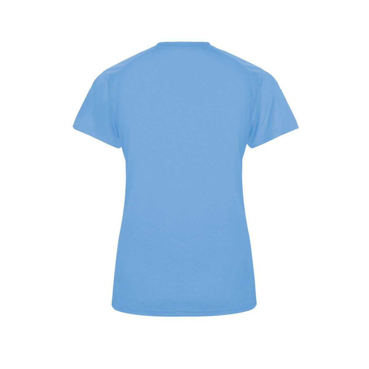 Badger Sport 4062 Ultimate Softlock Ladies V-neck Short Sleeve Tee - Columbia Blue - HIT a Double - 3