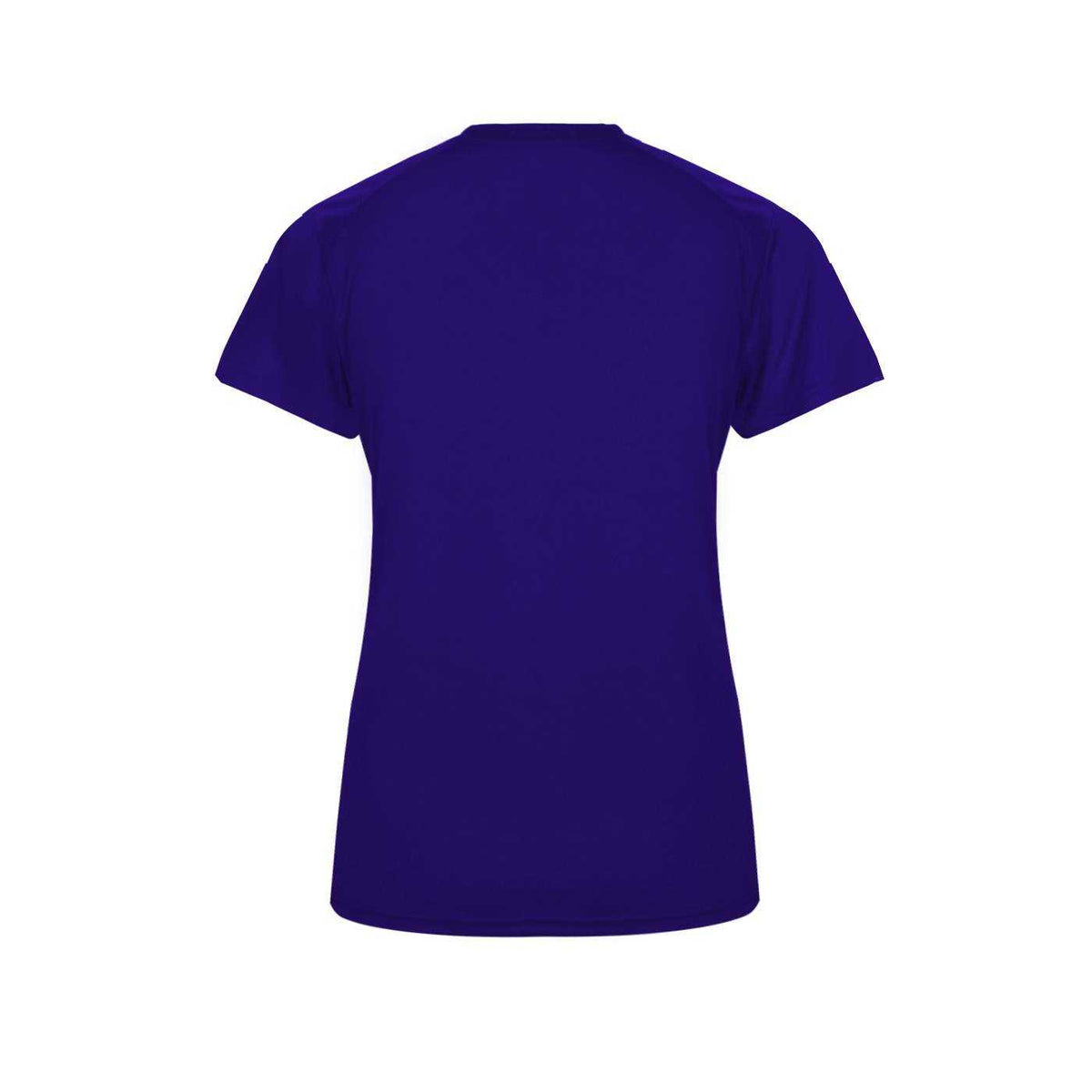 Badger Sport 4062 Ultimate Softlock Ladies V-neck Short Sleeve Tee - Purple - HIT a Double - 3