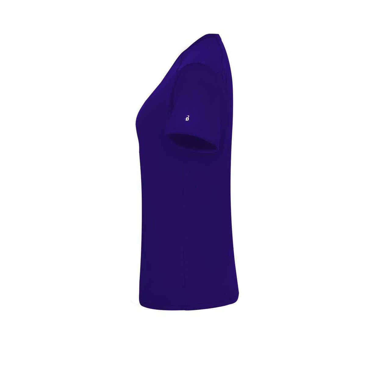 Badger Sport 4062 Ultimate Softlock Ladies V-neck Short Sleeve Tee - Purple - HIT a Double - 2