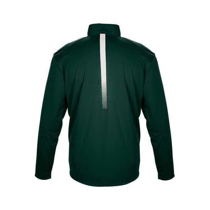 Badger Sport 4106 Sideline 1/4 Zip - Forest White - HIT a Double - 3