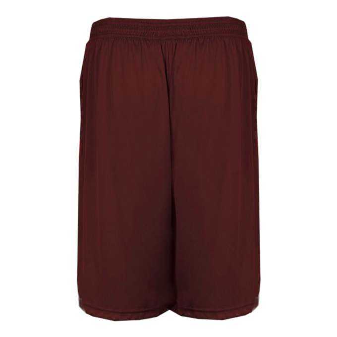 Badger Sport 4127 B-Core Pocketed 7&quot; Short - Maroon - HIT a Double - 3