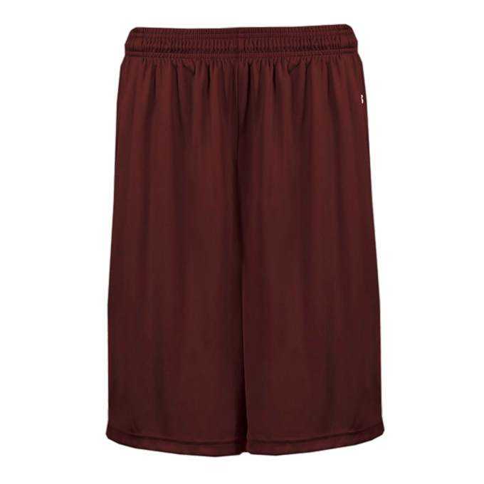 Badger Sport 4127 B-Core Pocketed 7&quot; Short - Maroon - HIT a Double - 1
